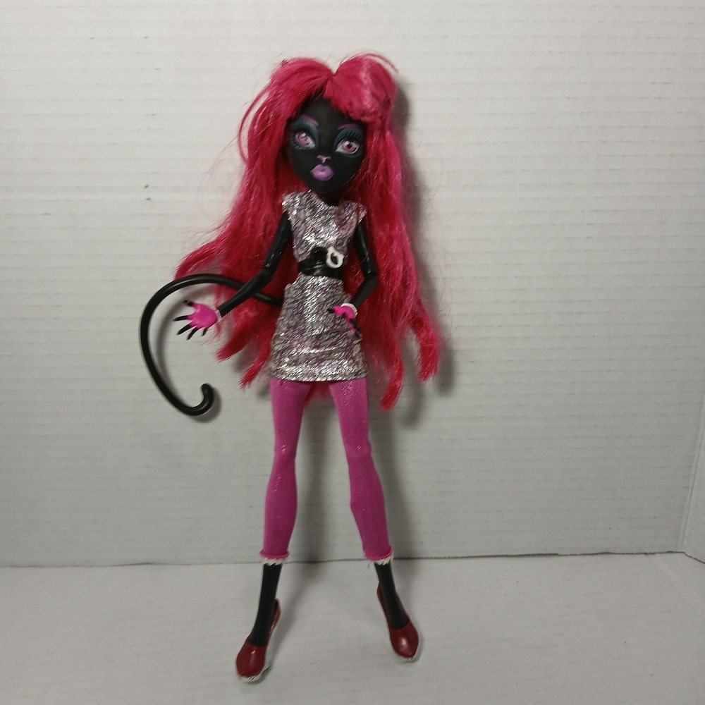 Monster High Scaremester Catty Noir Doll RIP STOCKING